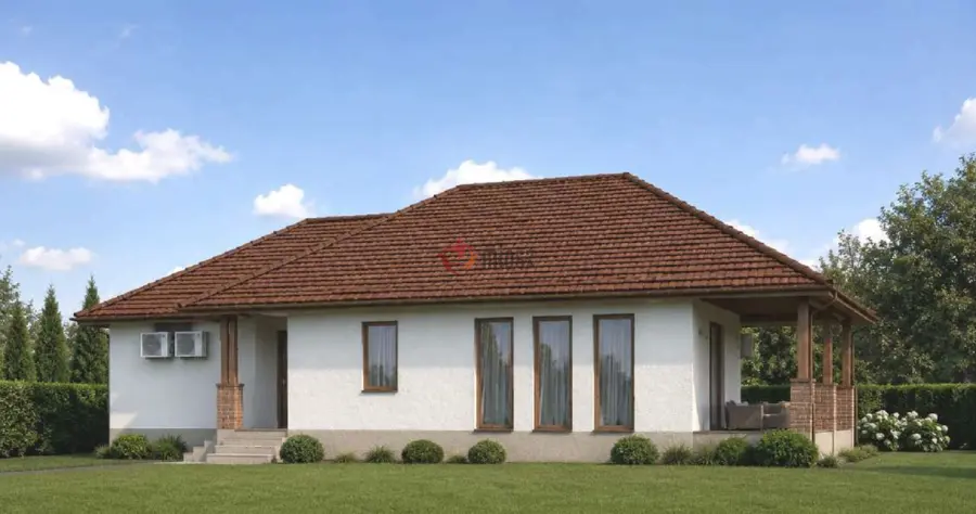 eladó új építésű családi ház, Erdőkertes