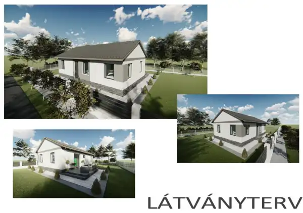 Eladó új építésű családi ház, Lőrinci 3+1 szoba 83 m² 65.5 M Ft