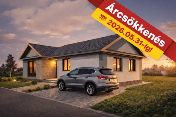 Eladó új építésű családi ház, Veszprémvarsány 1+3 szoba 88 m² 59.99 M Ft + Áfa