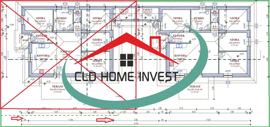 eladó új építésű ikerház, Áporka