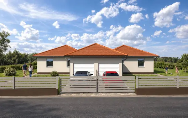 Eladó új építésű ikerház, Galgahévíz 3 szoba 96 m² 90 M Ft