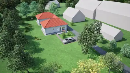 eladó új építésű ikerház, Pécs