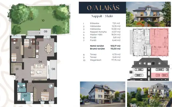 Eladó új építésű lakás, Budapest, XII. kerület 3+1 szoba 118 m² 329.9 M Ft
