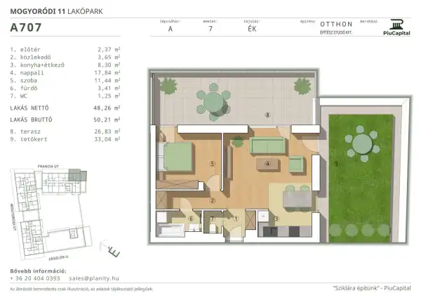 Eladó új építésű lakás, Budapest, XIV. kerület 2 szoba 48 m² 92.4 M Ft