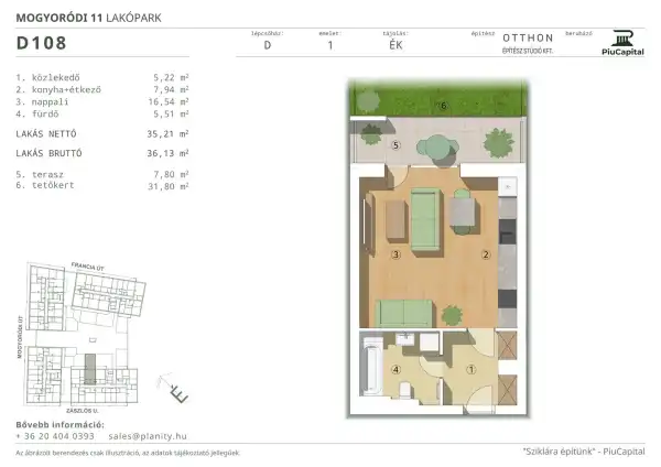 Eladó új építésű lakás, Budapest, XIV. kerület 1 szoba 35 m² 70.79 M Ft