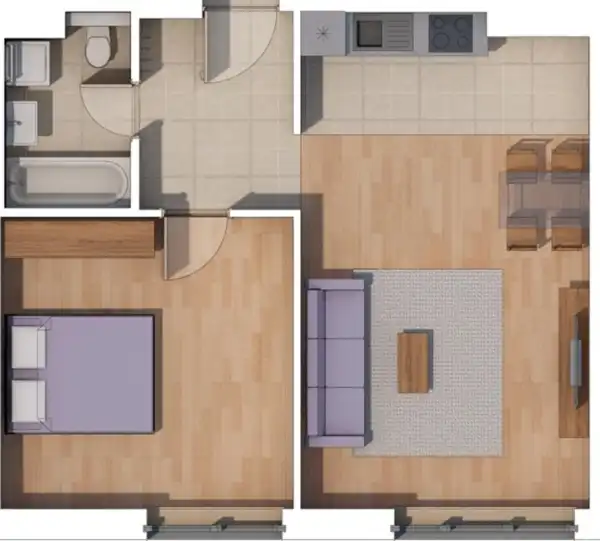 Eladó új építésű lakás, Budapest, XIV. kerület 2 szoba 50 m² 80.5 M Ft