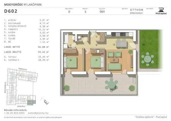 Eladó új építésű lakás, Budapest, XIV. kerület 3 szoba 57 m² 122.85 M Ft