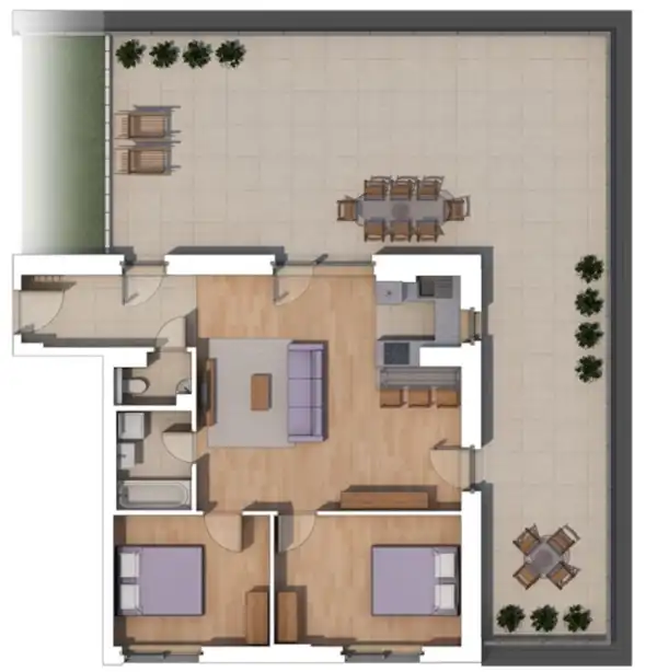 Eladó új építésű lakás, Budapest, XIV. kerület 3 szoba 69 m² 166.74 M Ft