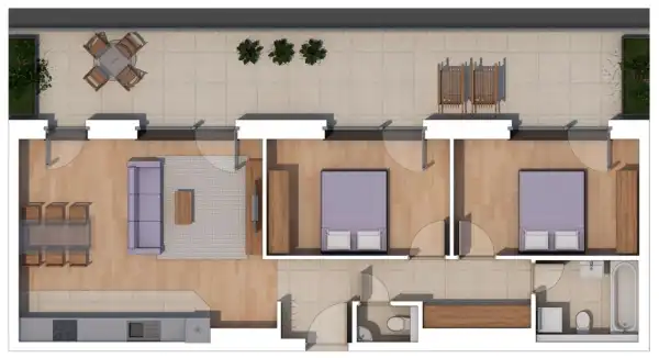 Eladó új építésű lakás, Budapest, XIV. kerület 3 szoba 71 m² 139.7 M Ft