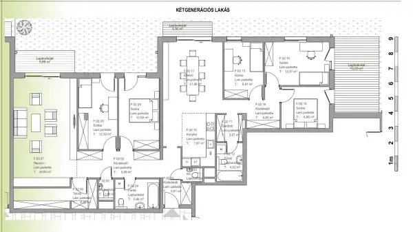 Eladó új építésű lakás, Érd 7 szoba 165 m² 230.76 M Ft