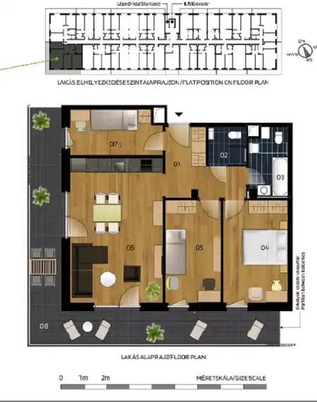 Eladó új építésű lakás, Vác 4 szoba 77 m² 109.9 M Ft