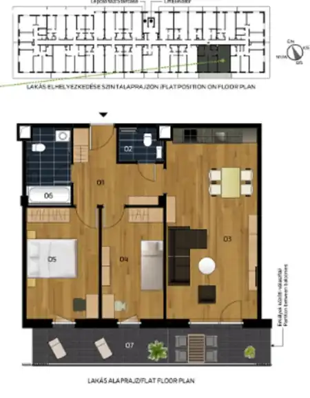 Eladó új építésű lakás, Vác 3 szoba 72 m² 95 M Ft