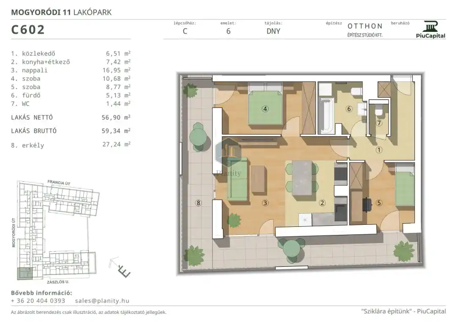 eladó új építésű téglalakás, Budapest, XIV. kerület