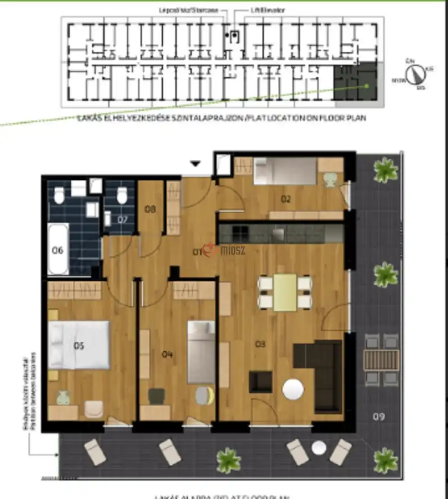 eladó új építésű téglalakás, Vác