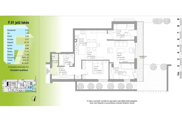 Eladó újépítésű lakás, Érd 4 szoba 79 m² 72.56 M Ft