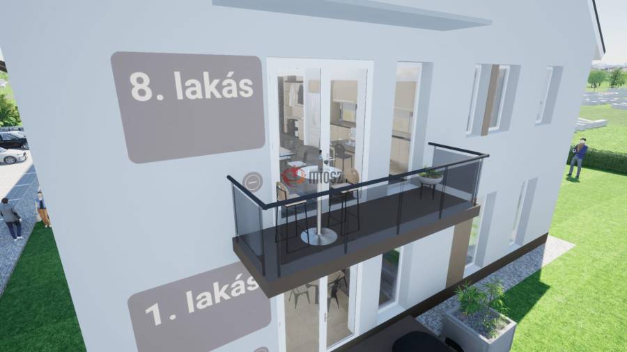 eladó újépítésű téglalakás, Nagyszentjános
