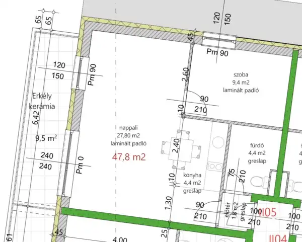 Eladó újszerű lakás, Vámosszabadi 2 szoba 47 m² 48.17 M Ft
